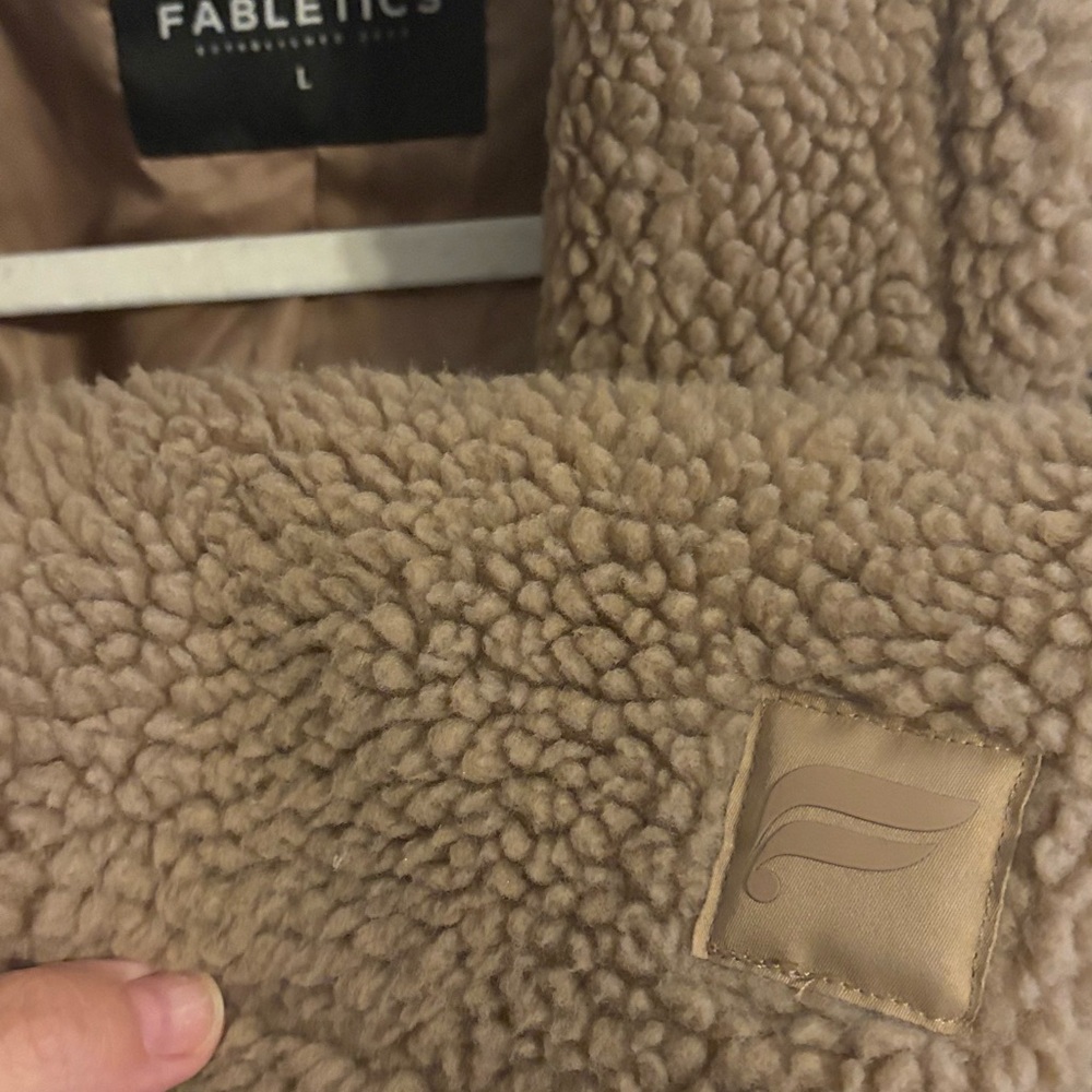 Fabletics Warm Brown Sherpa Coat